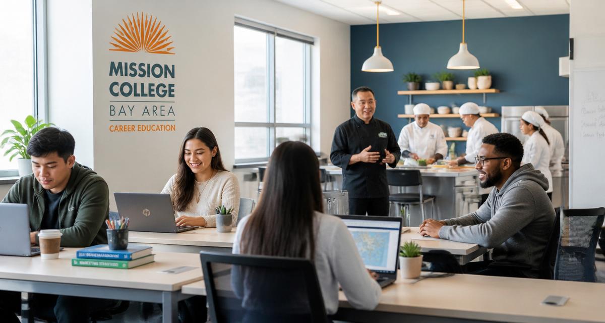 Educational academy classroom in the Bay Area with students and professional training equipment